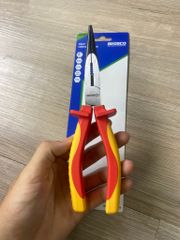 Kìm nhọn cách điện 1000V VDE bằng thép Cr-V 8
