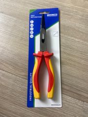 Kìm nhọn mỏ cong cách điện 1000V VDE bằng thép Cr-V 8