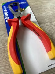 Kìm tuốt dây cách điện 1000V VDE bằng thép Cr-V 6
