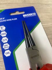 Kìm nhọn mũi tròn cách điện 1000V VDE bằng thép Cr-V 6