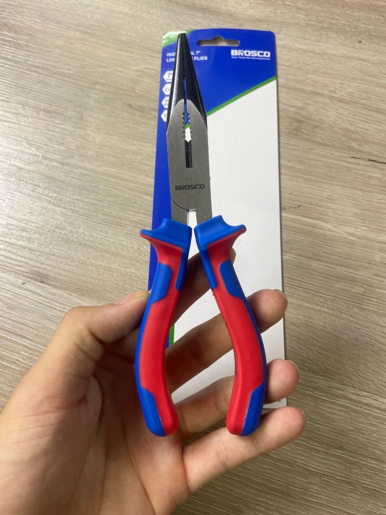 Kìm nhọn công nghiệp bằng thép Cr-V 7