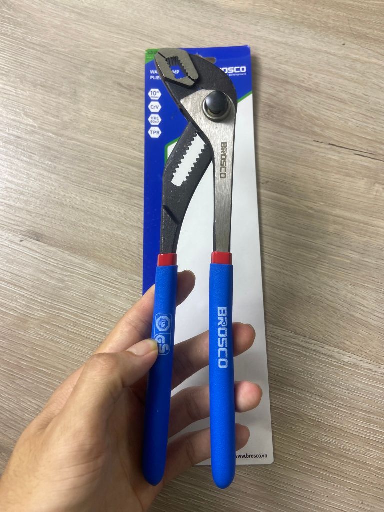 Kìm mỏ quạ điều chỉnh nhanh bằng thép Cr-V 10