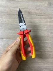 Kìm tuốt dây đa năng cách điện 1000V VDE 8