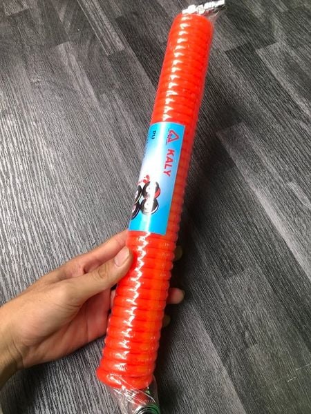 5x8mm Dây hơi PU màu cam xoắn cuộn 6m Kaly