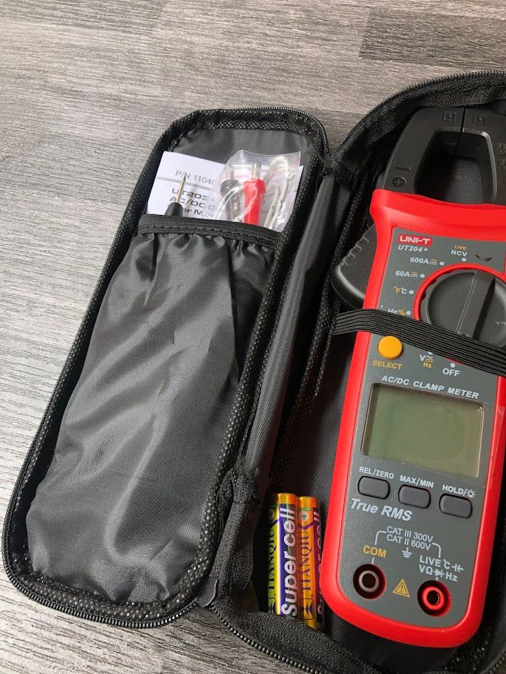 Ampe Kìm Đo Dòng AC/DC Uni-T UT204+