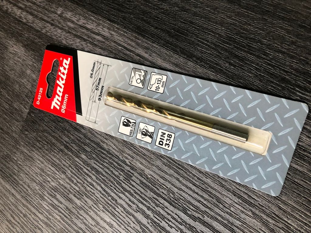 MŨI KHOAN KIM LOẠI HSS-TIN 1CÁI 6X93MM Makita D-43125