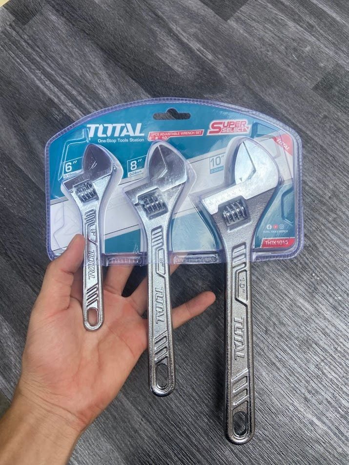 Bộ 3 mỏ lết răng Total THTK1013