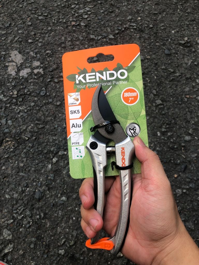 Kéo cắt cành lưỡi cong 7 inch 180mm Kendo - 60118