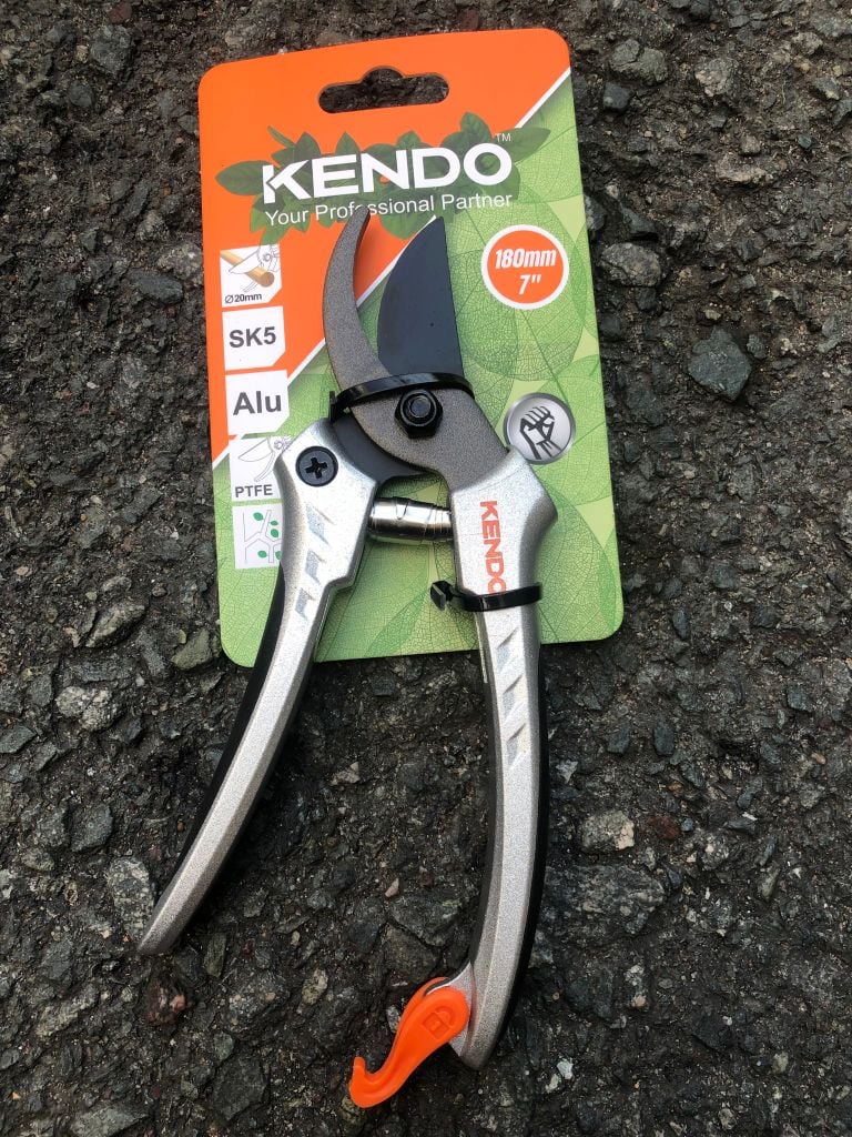 Kéo cắt cành lưỡi cong 7 inch 180mm Kendo - 60118