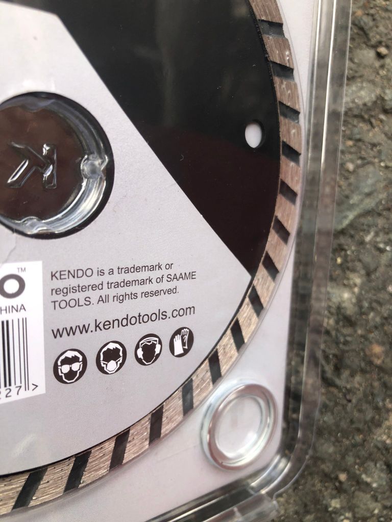 Đĩa cắt kim cương vành Turbo 125×22.23/20/16mm Kendo - 61212112