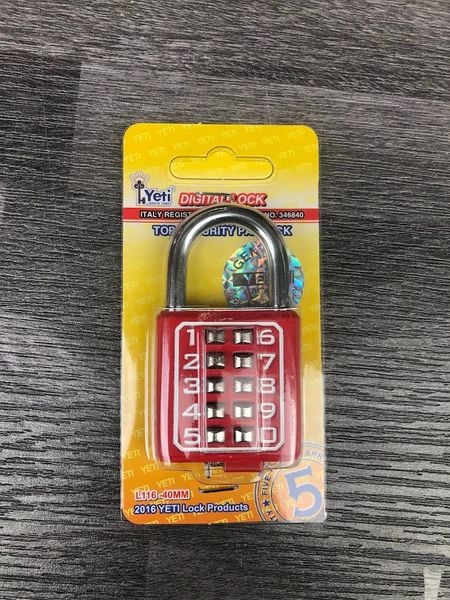 Khóa số bấm Yeti 4P 10 số YT-L116-4