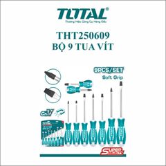 Bộ 9 tua vít Total THT250609