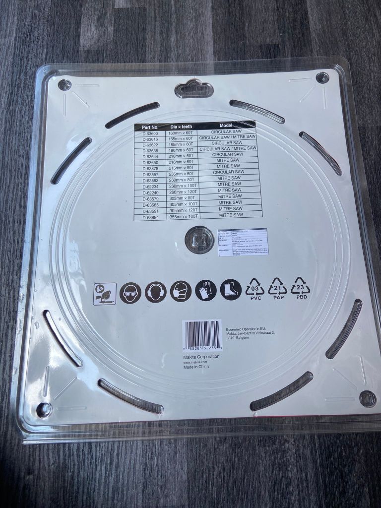 LƯỠI CƯA ĐA GÓC 305MMx30MMx100T Makita D-63585