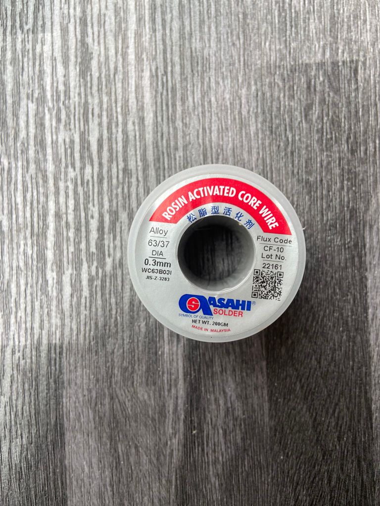 Cuộn chì hàn Asahi SN63/37 0.3mm (200g)