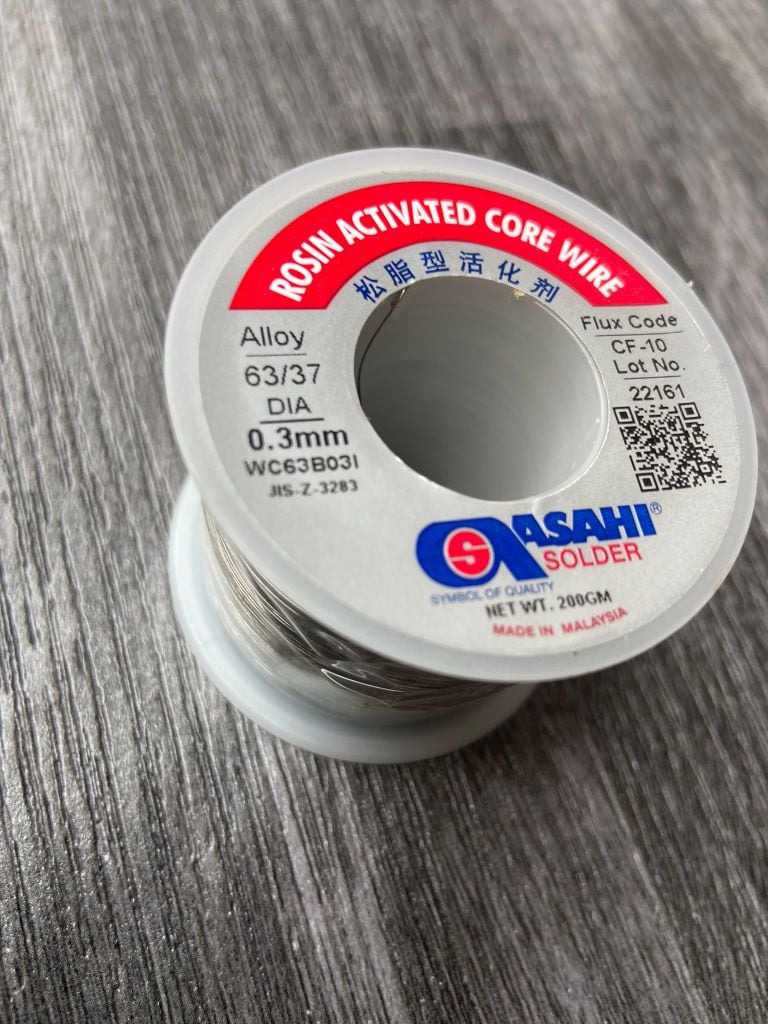 Cuộn chì hàn Asahi SN63/37 0.3mm (200g)