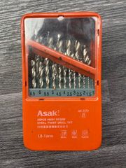 Bộ Mũi Khoan Sắt, Inox Asaki AK-3572