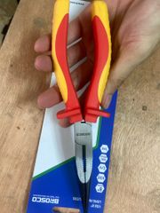 Kìm nhọn cách điện 1000V VDE bằng thép Cr-V 8