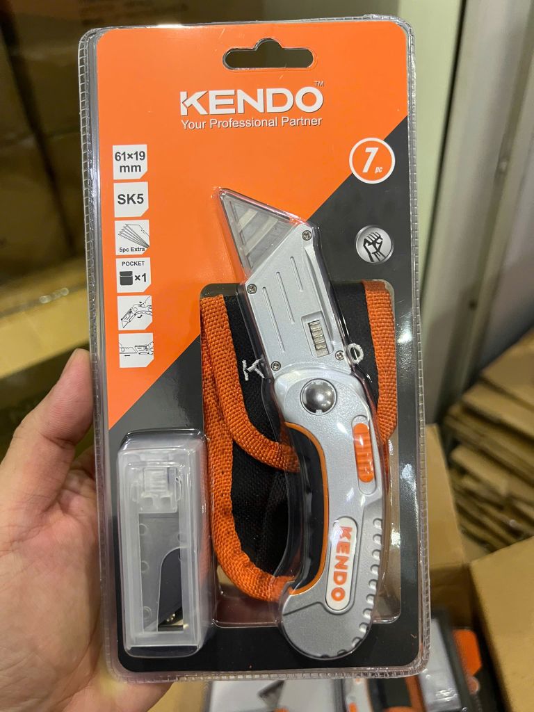 Dao tiện ích gấp gọn an toàn Kendo - 30637