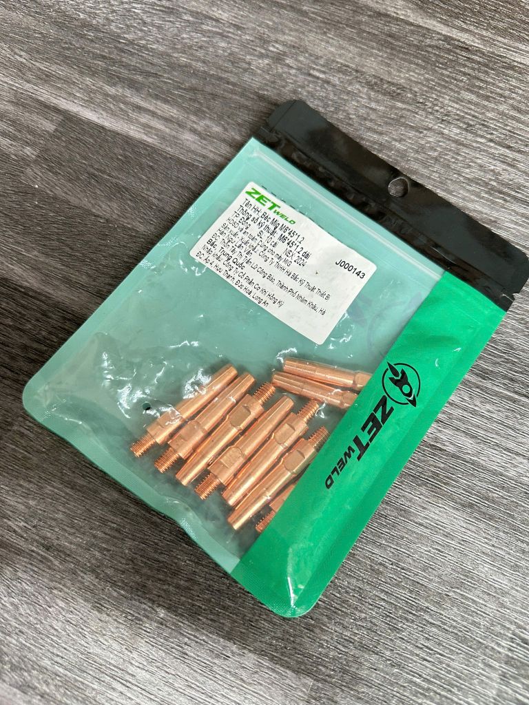 Béc (bép) hàn Mig Pana ZETweld M6*45*1.2