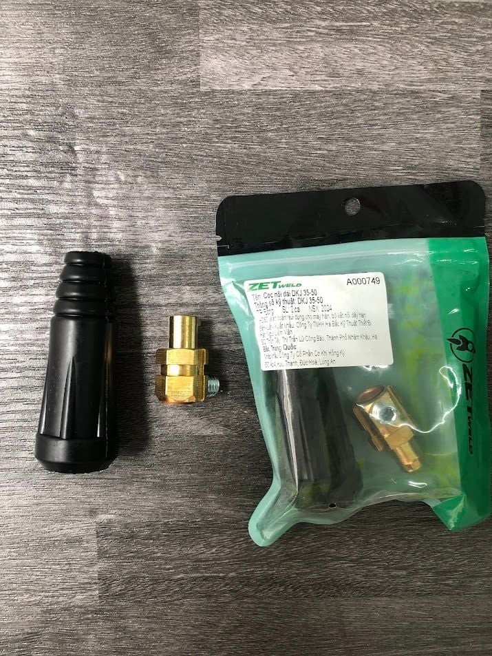 Cọc nối dài (giắc đực) ZETweld DKJ 35-50