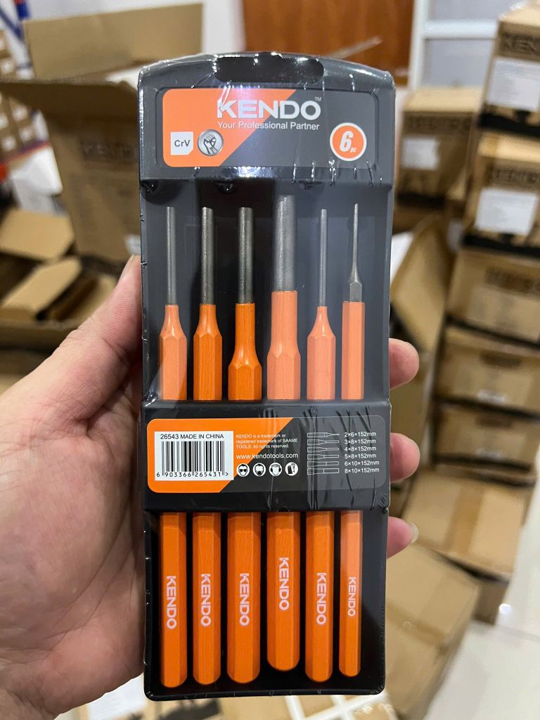 Bộ đục lỗ 6 chi tiết Kendo - 26543