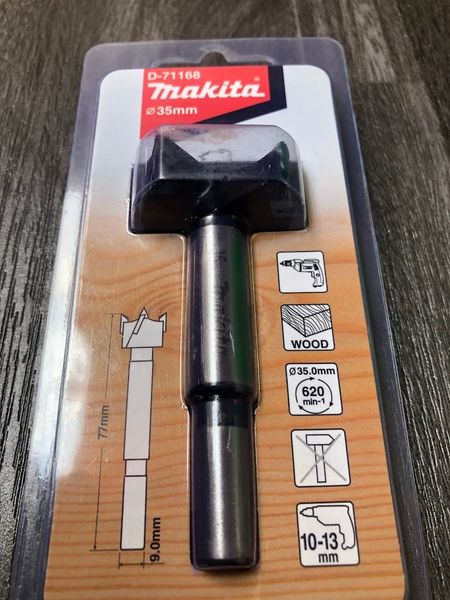 MŨI KHOÉT GỖ 35X77MM Makita D-71168