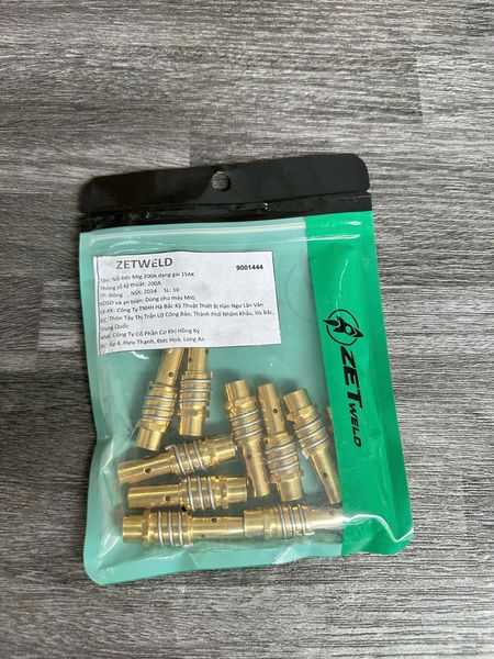 Nối béc (bép) Mig 15AK ZETweld 200A ấn gài
