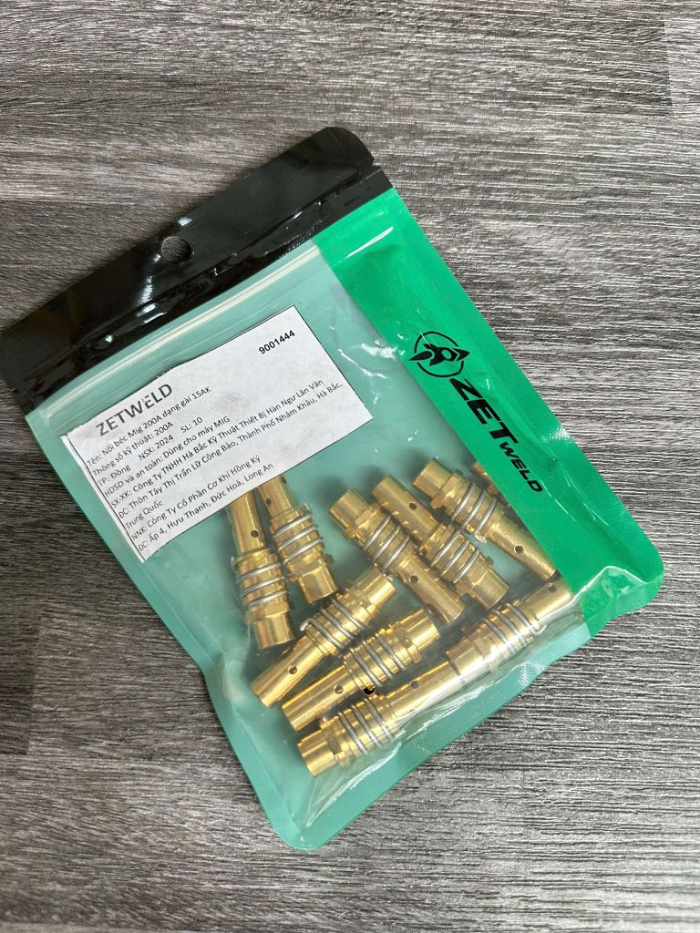 Nối béc (bép) Mig 15AK ZETweld 200A ấn gài