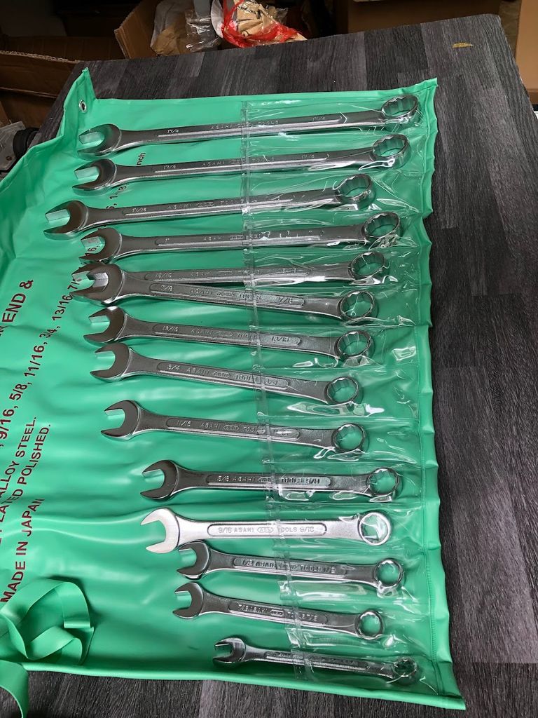 6-32mm Bộ cờ lê vòng miệng 14 chi tiết ASAHI 1014M-2