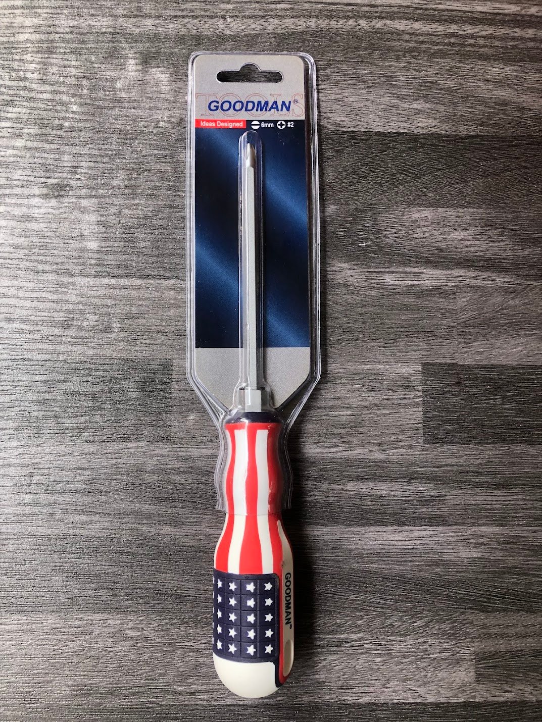 6x150mm Tua vít 2 đầu Goodman USA KT 2D6150U