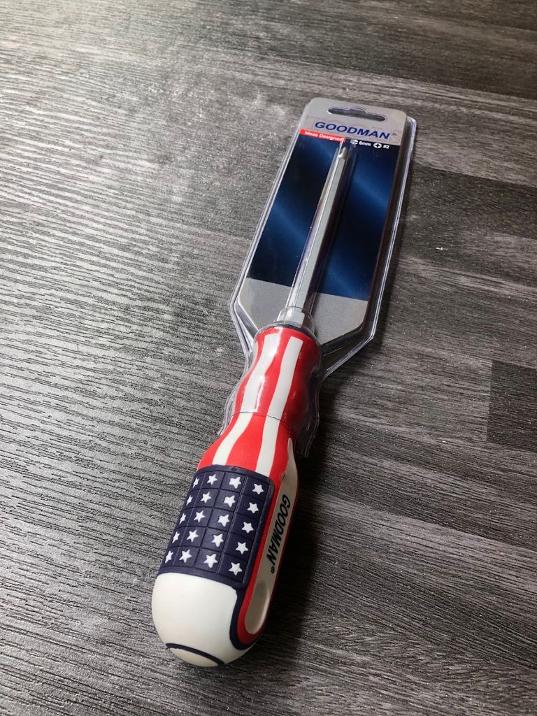 6x150mm Tua vít 2 đầu Goodman USA KT 2D6150U