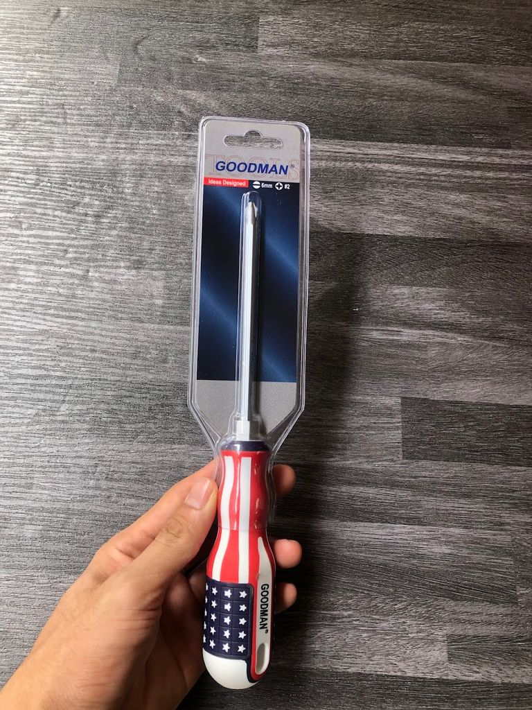 6x150mm Tua vít 2 đầu Goodman USA KT 2D6150U