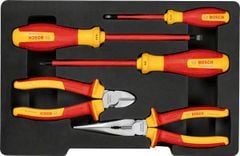 Bộ đồ nghề cách điện VDE đa năng 5 món Bosch 1600A02NG2