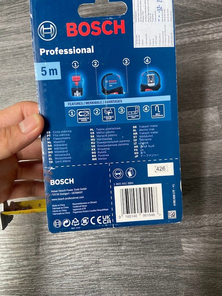Thước cuộn 5m Bosch 1600A016BH
