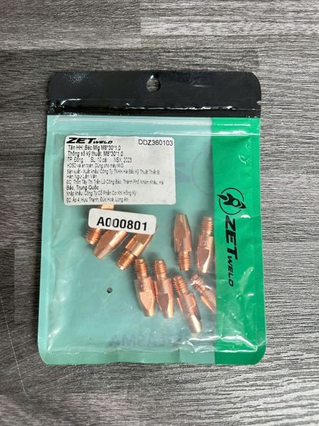 Béc (bép) hàn 36KD Mig ZETweld M8*30*1.0