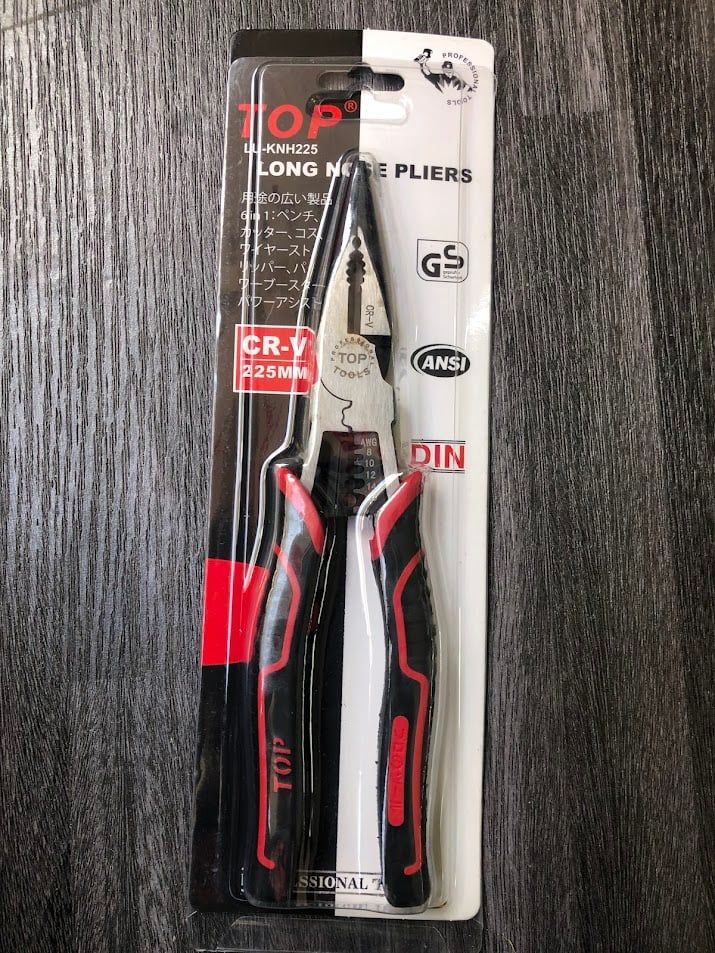 9inch/225m Kìm nhọn đa năng 6 in 1 TOP LU-KNH225