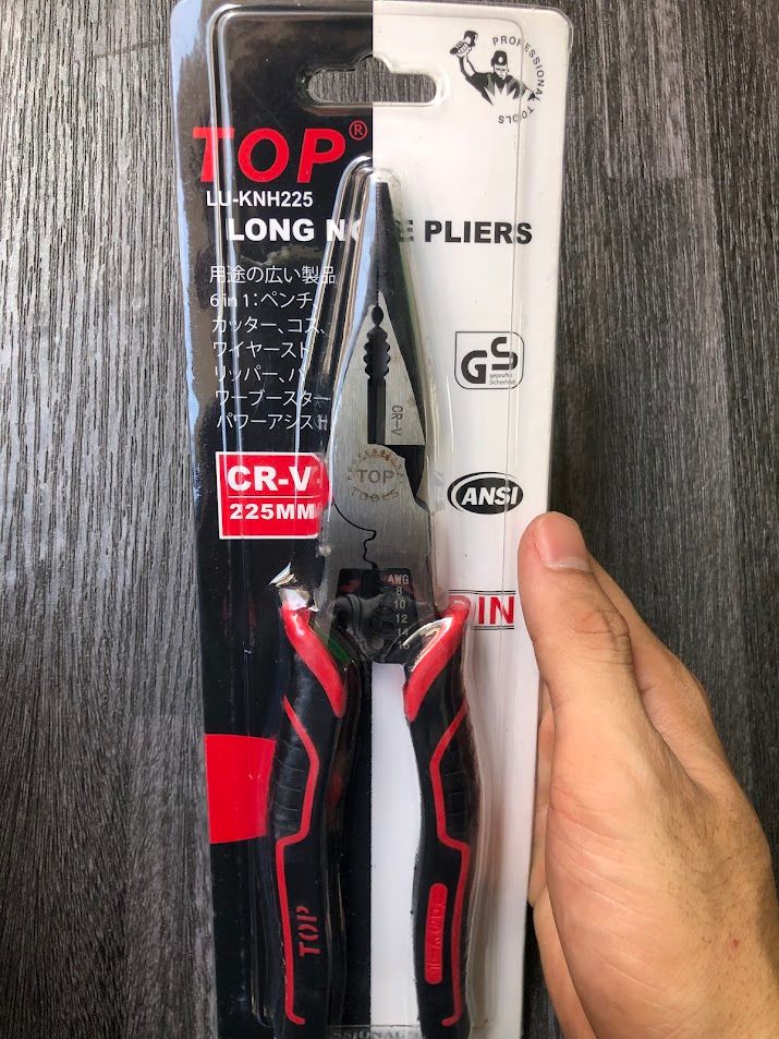 9inch/225m Kìm nhọn đa năng 6 in 1 TOP LU-KNH225