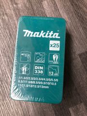 Bộ mũi khoan kim loại 1.0-13mm Hss-R Makita D-54097 (25 chi tiết/bộ)