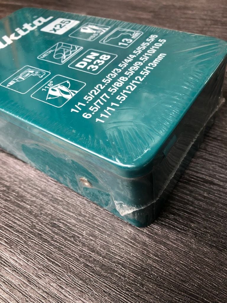 Bộ mũi khoan kim loại 1.0-13mm Hss-R Makita D-54097 (25 chi tiết/bộ)