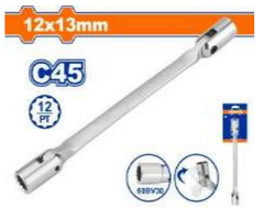 Cờ lê 2 đầu tuýp lắc léo 12x13mm Wadfow WTH2E03