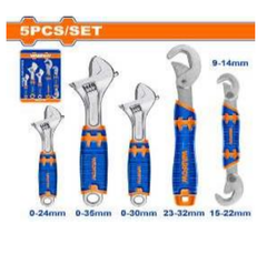 Bộ 5 mỏ lết Wadfow WAW275K