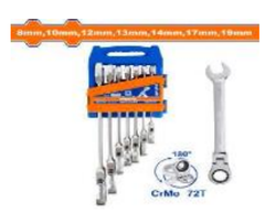 Bộ 7 cờ lê miệng vòng xoay 180 độ Wadfow WSP5207