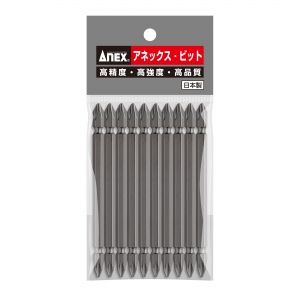 110mm Vỉ 10 mũi vít 2 đầu có từ tính Anex AP- 14M+2x110