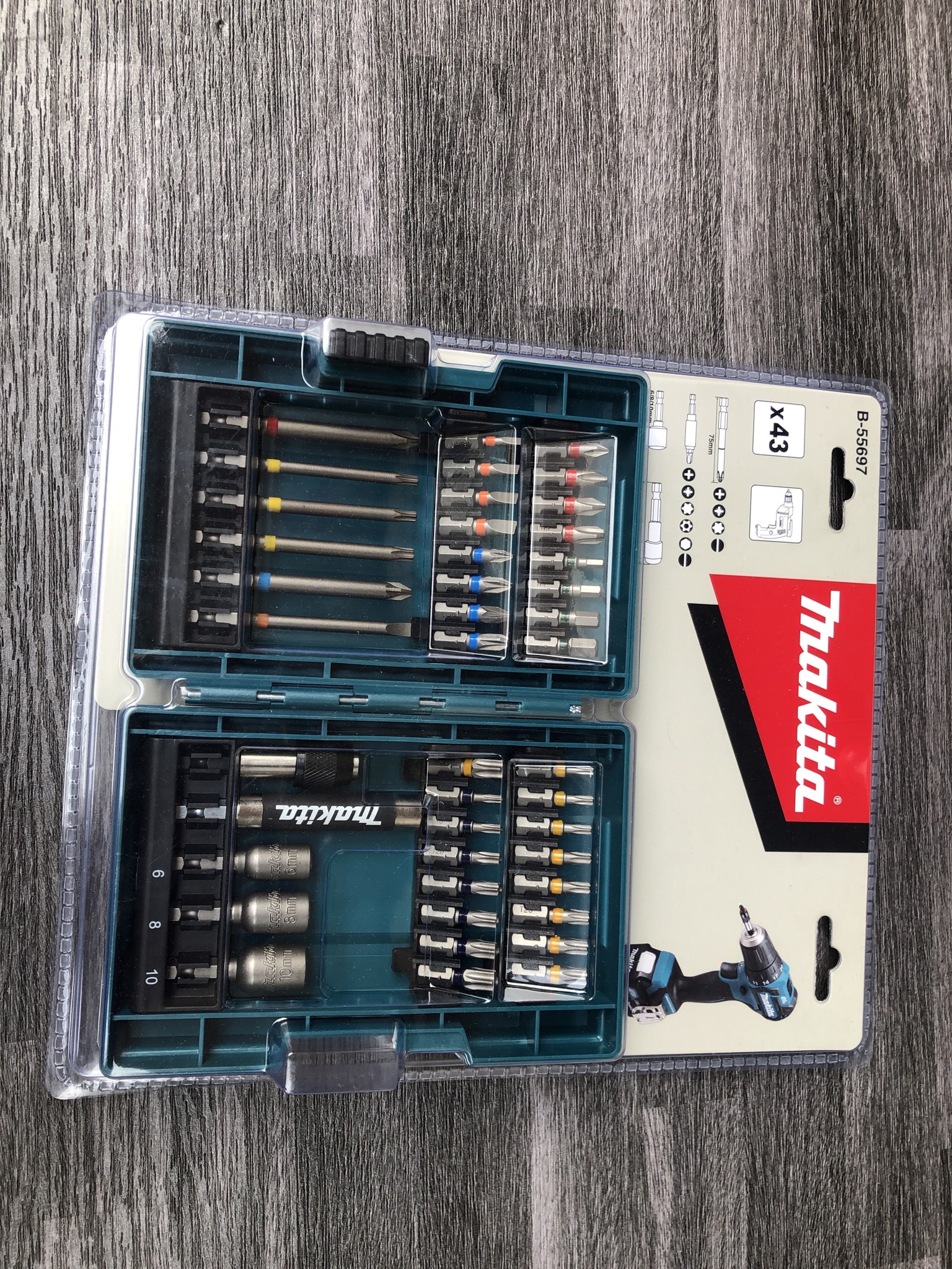 Bộ mũi vít đa năng 43 chi tiết Makita B-55697