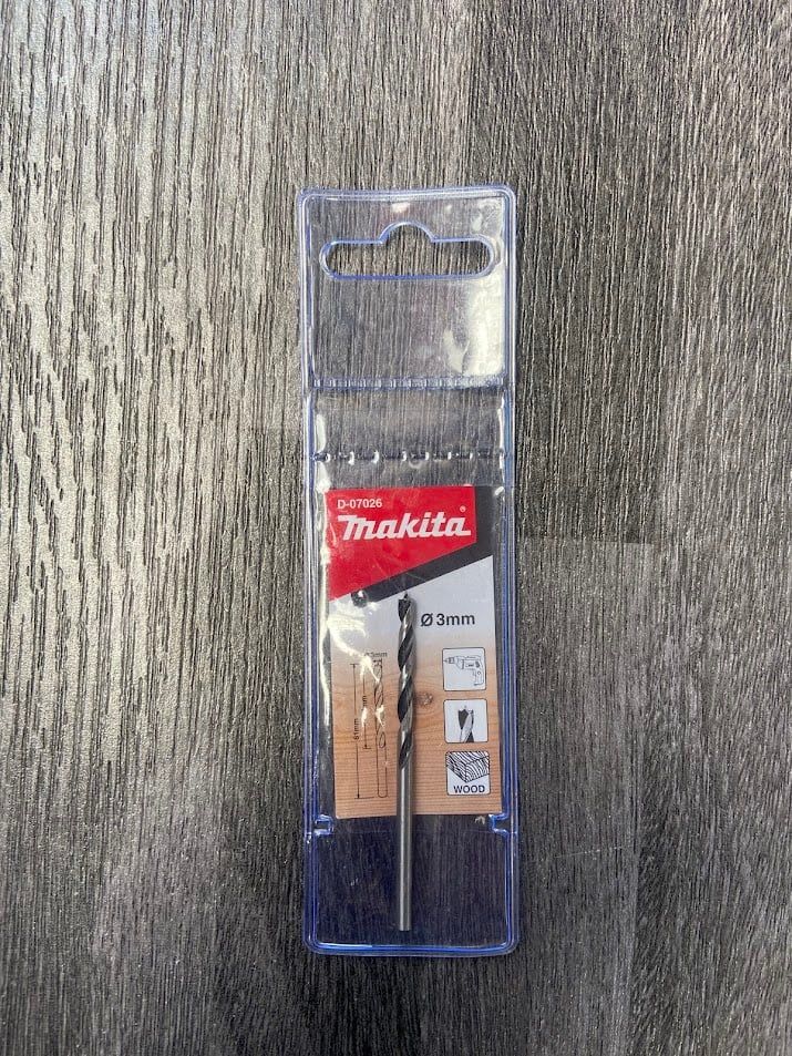 MŨI KHOAN GỖ 3X60 Makita D-07026
