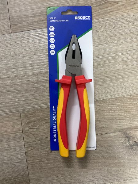 Kìm kết hợp cách điện 1000V VDE bằng thép Cr-V 8
