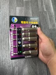 Bộ tuýp 5 chi tiết 8-14mm chuôi lục giác 6.35mm Buddy BA0167