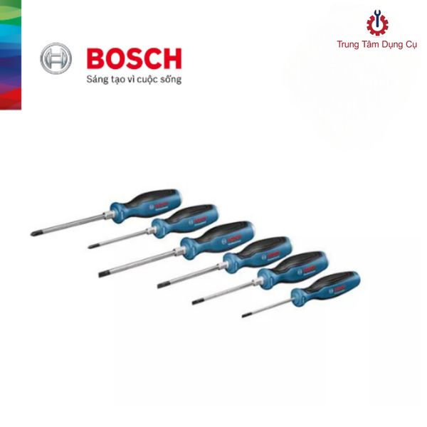 Bộ tua vít 6 món đầu SL/PH Bosch 1600A016BF