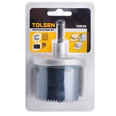 Bộ khoét lỗ 7 cái Tolsen 75870