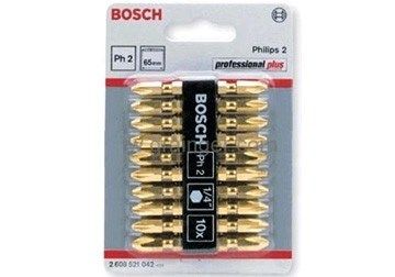 PH2x65mm Mũi vít ngắn Bosch 2608521042